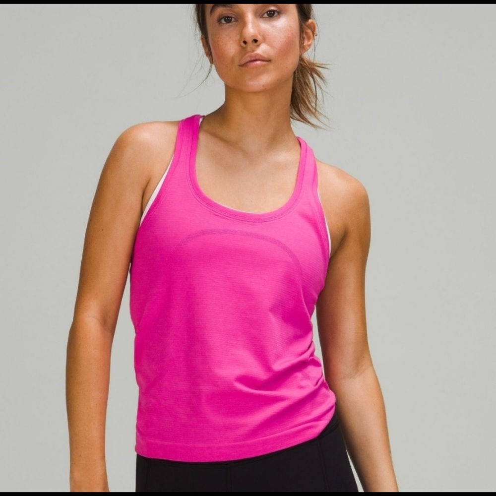 NWT Lululemon Swiftly Tech Tank Sonic Pink Size 6